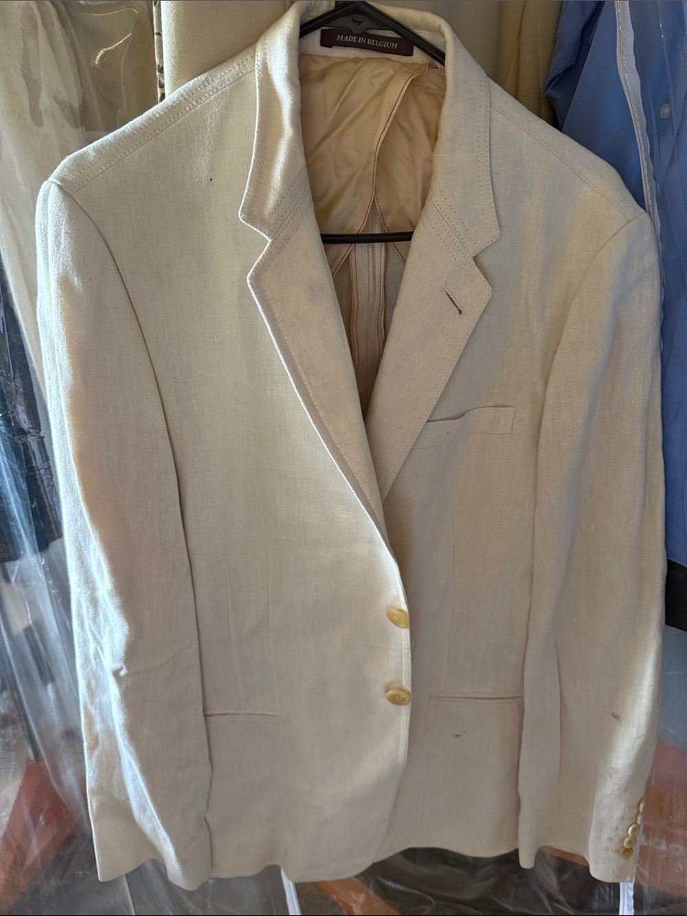 Paul Smith Cream Linen Sport Coat